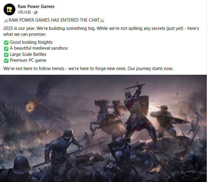 前CDPR设计师领衔中世纪RPG 开发涉足生成式AI(图1)