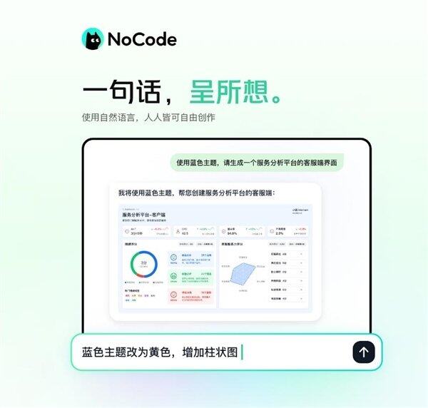 零基础就能开发软件！美团发布首款AI编程工具NoCode