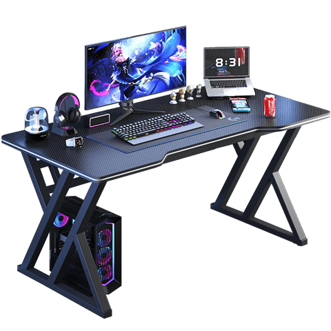 九游娱乐：提升游戏体验的完美选择——子夜黑电竞桌椅套装